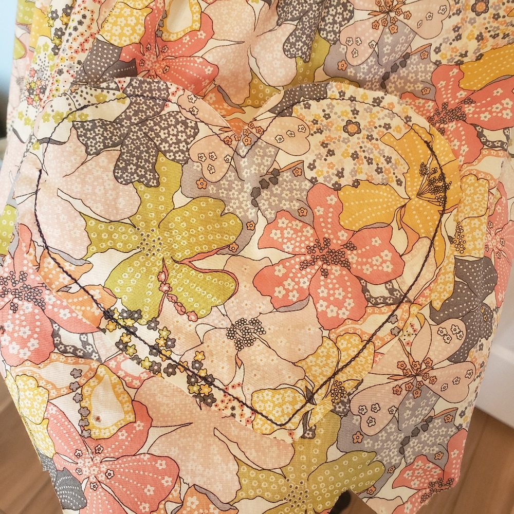 Vintage 1960's Flower Sack Apron - Picture 7 of 15